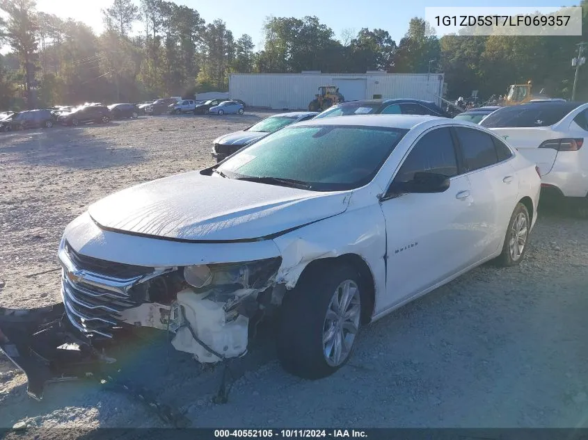 2020 Chevrolet Malibu Fwd Lt VIN: 1G1ZD5ST7LF069357 Lot: 40552105