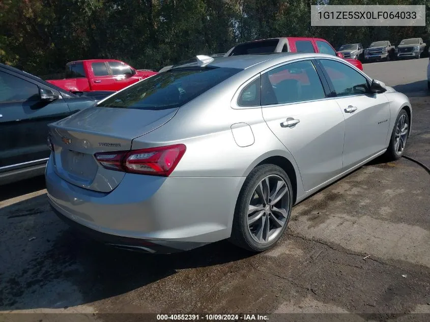 1G1ZE5SX0LF064033 2020 Chevrolet Malibu Fwd Premier