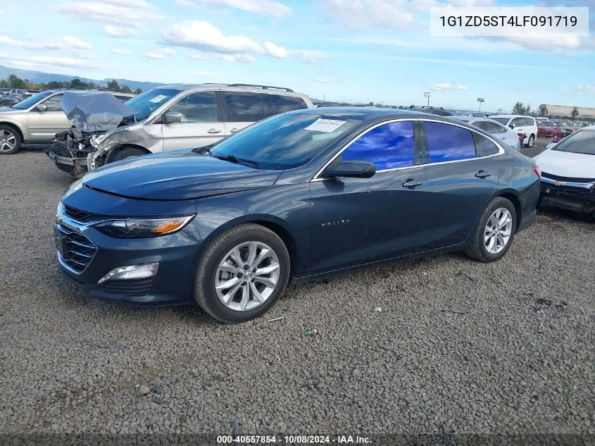 2020 Chevrolet Malibu Fwd Lt VIN: 1G1ZD5ST4LF091719 Lot: 40557854