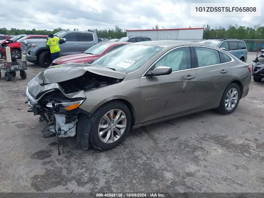 2020 Chevrolet Malibu Lt VIN: 1G1ZD5ST5LF065808 Lot: 40559128