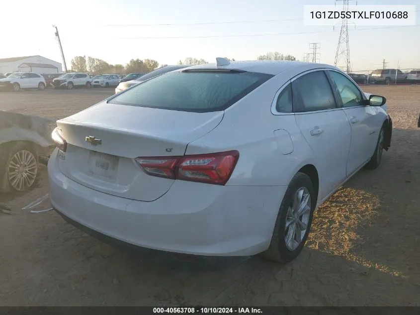 1G1ZD5STXLF010688 2020 Chevrolet Malibu Fwd Lt