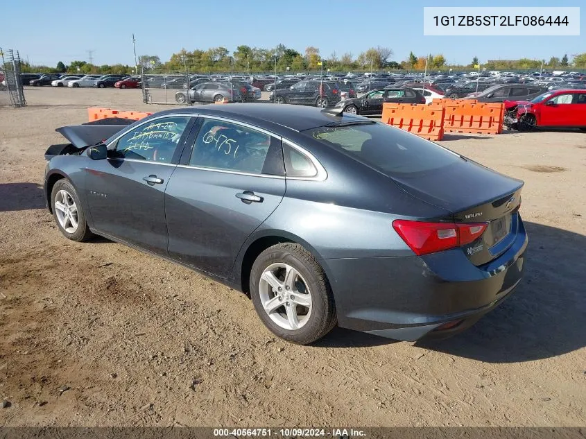 2020 Chevrolet Malibu Fwd Ls VIN: 1G1ZB5ST2LF086444 Lot: 40564751