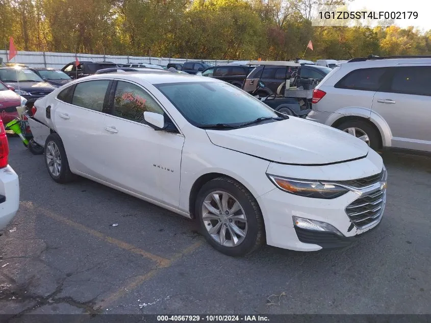 2020 Chevrolet Malibu Fwd Lt VIN: 1G1ZD5ST4LF002179 Lot: 40567929