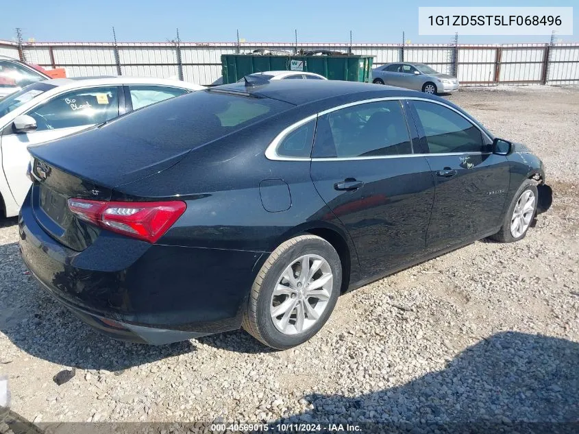 2020 Chevrolet Malibu Fwd Lt VIN: 1G1ZD5ST5LF068496 Lot: 40569015