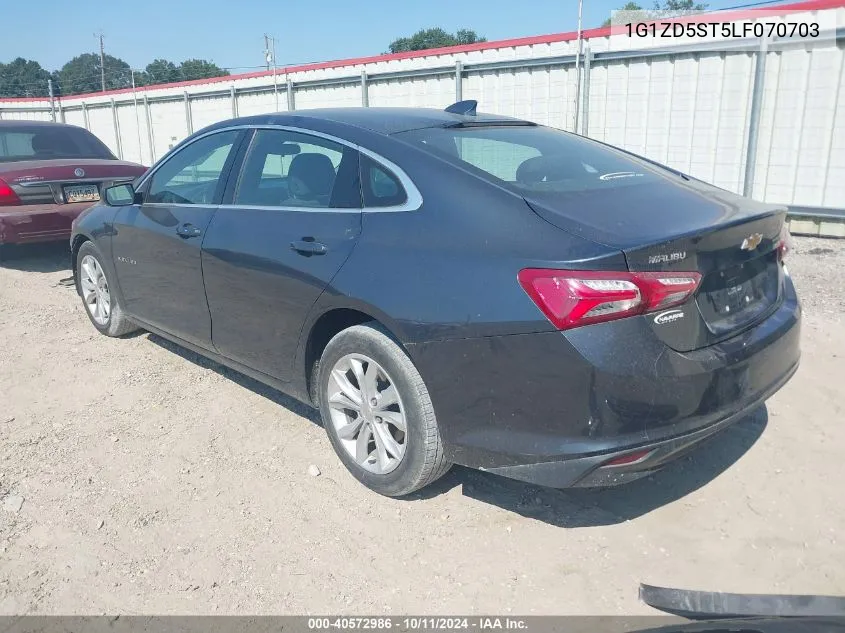 2020 Chevrolet Malibu Fwd Lt VIN: 1G1ZD5ST5LF070703 Lot: 40572986