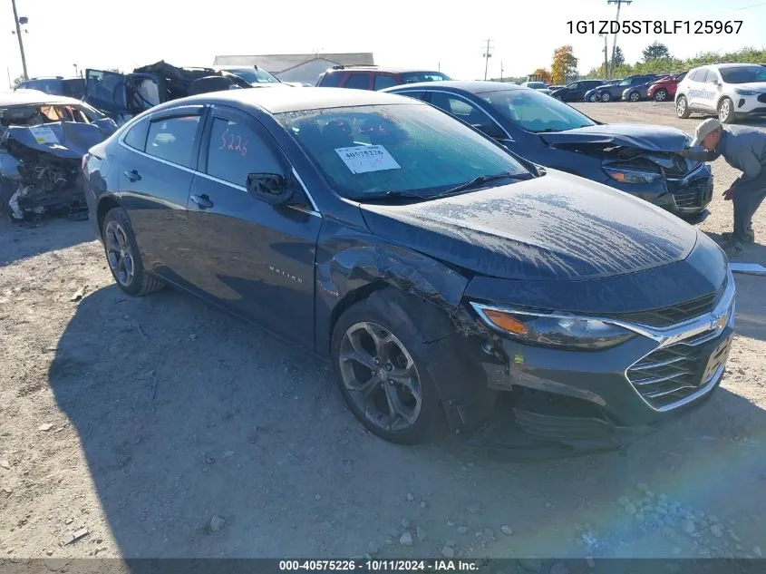 2020 Chevrolet Malibu Lt VIN: 1G1ZD5ST8LF125967 Lot: 40575226