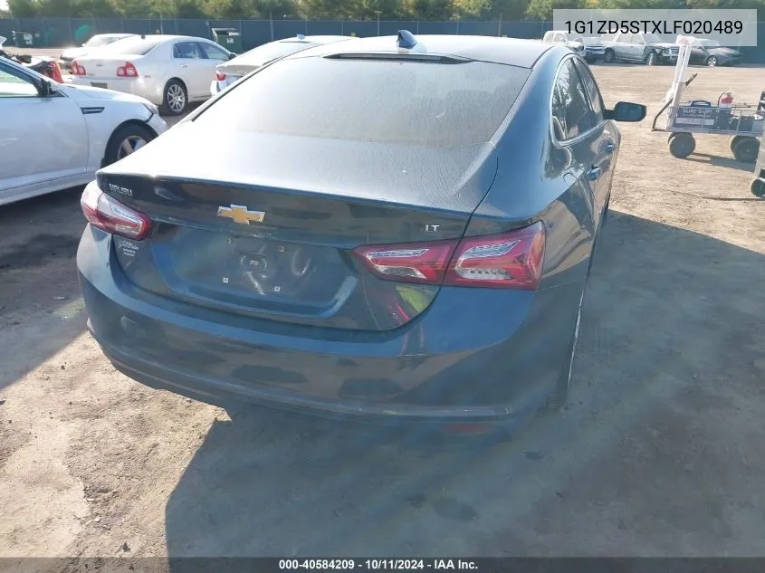 2020 Chevrolet Malibu Lt VIN: 1G1ZD5STXLF020489 Lot: 40584209