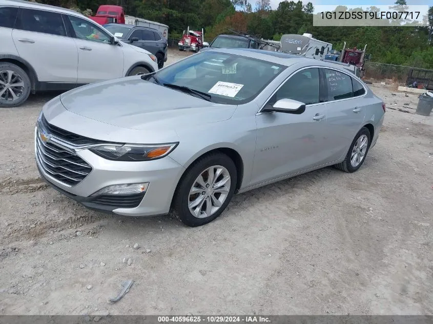 2020 Chevrolet Malibu Fwd Lt VIN: 1G1ZD5ST9LF007717 Lot: 40596625