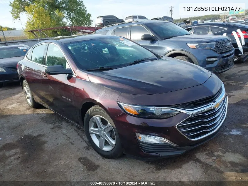 2020 Chevrolet Malibu Fwd Ls VIN: 1G1ZB5ST0LF021477 Lot: 40598879