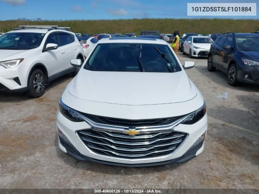 2020 Chevrolet Malibu Fwd Lt VIN: 1G1ZD5ST5LF101884 Lot: 40600126