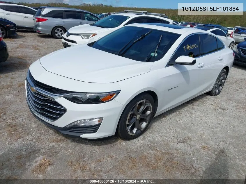 2020 Chevrolet Malibu Fwd Lt VIN: 1G1ZD5ST5LF101884 Lot: 40600126