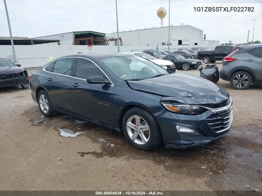 2020 Chevrolet Malibu Fwd Ls VIN: 1G1ZB5STXLF022782 Lot: 40604839