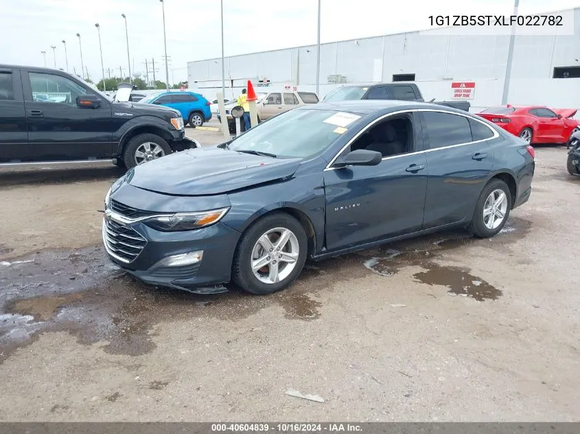 2020 Chevrolet Malibu Fwd Ls VIN: 1G1ZB5STXLF022782 Lot: 40604839