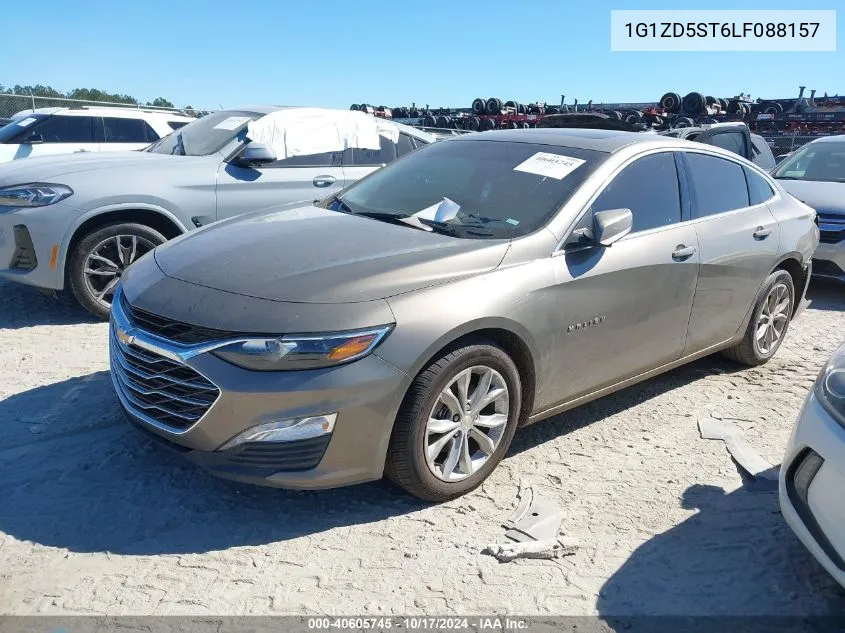 2020 Chevrolet Malibu Fwd Lt VIN: 1G1ZD5ST6LF088157 Lot: 40605745