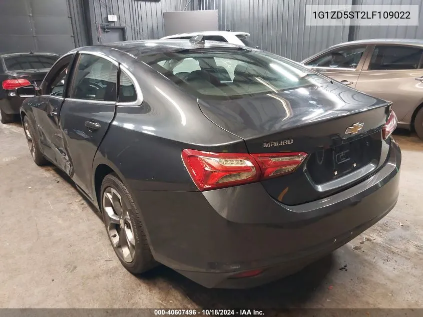 2020 Chevrolet Malibu Fwd Lt VIN: 1G1ZD5ST2LF109022 Lot: 40607496