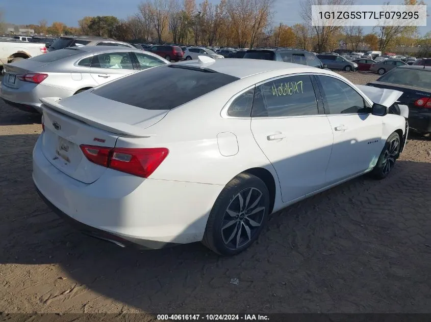 2020 Chevrolet Malibu Fwd Rs VIN: 1G1ZG5ST7LF079295 Lot: 40616147