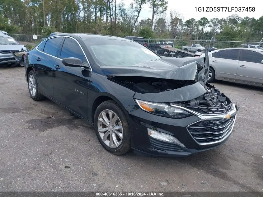 2020 Chevrolet Malibu Fwd Lt VIN: 1G1ZD5ST7LF037458 Lot: 40616365