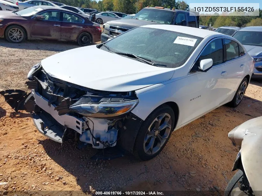 2020 Chevrolet Malibu Fwd Lt VIN: 1G1ZD5ST3LF155426 Lot: 40619766