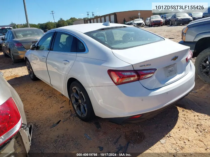 2020 Chevrolet Malibu Fwd Lt VIN: 1G1ZD5ST3LF155426 Lot: 40619766