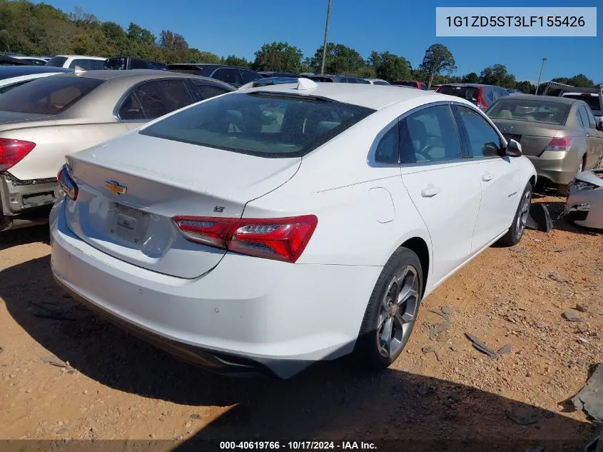 2020 Chevrolet Malibu Fwd Lt VIN: 1G1ZD5ST3LF155426 Lot: 40619766