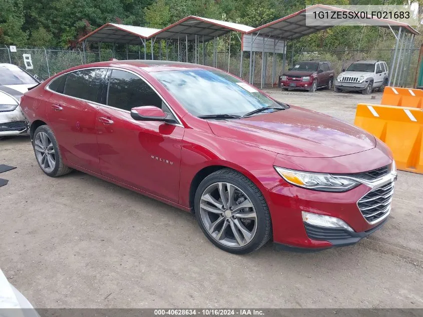 2020 Chevrolet Malibu Fwd Premier VIN: 1G1ZE5SX0LF021683 Lot: 40628634