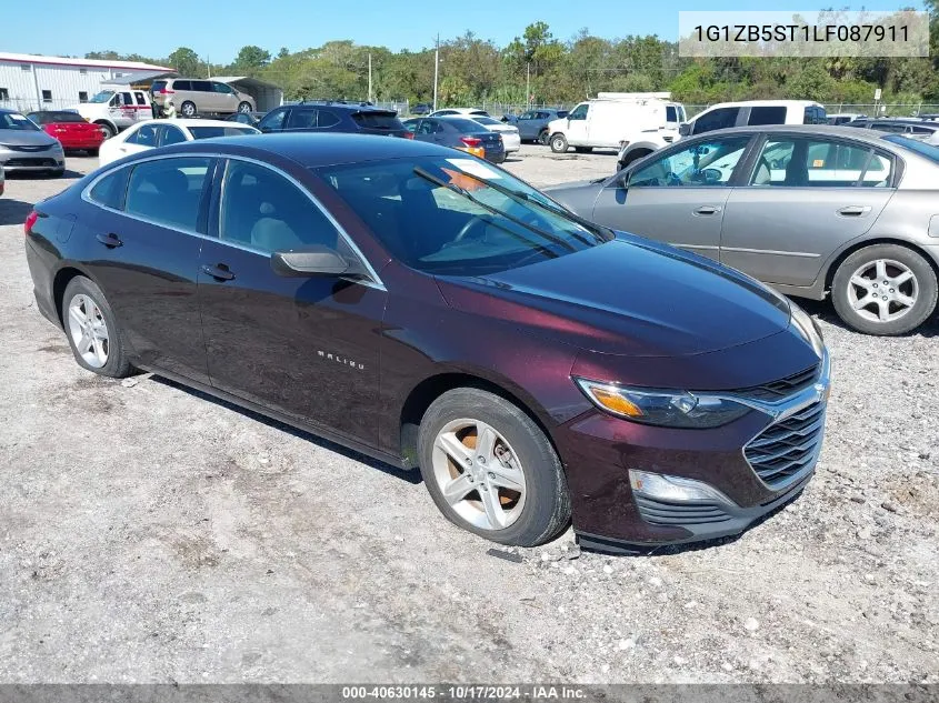 2020 Chevrolet Malibu Fwd Ls VIN: 1G1ZB5ST1LF087911 Lot: 40630145