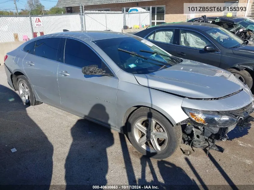 2020 Chevrolet Malibu Ls VIN: 1G1ZB5ST6LF155393 Lot: 40630663