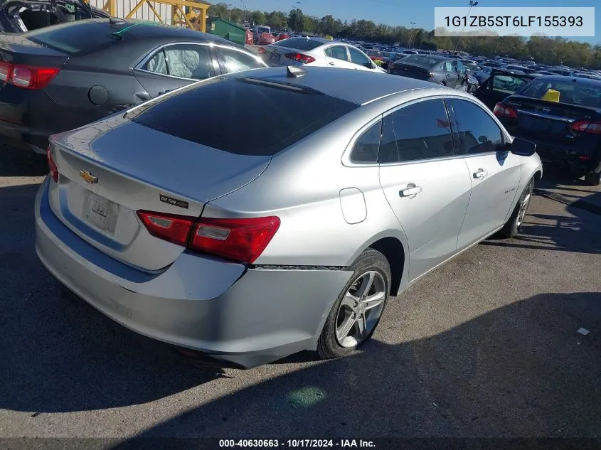 2020 Chevrolet Malibu Ls VIN: 1G1ZB5ST6LF155393 Lot: 40630663