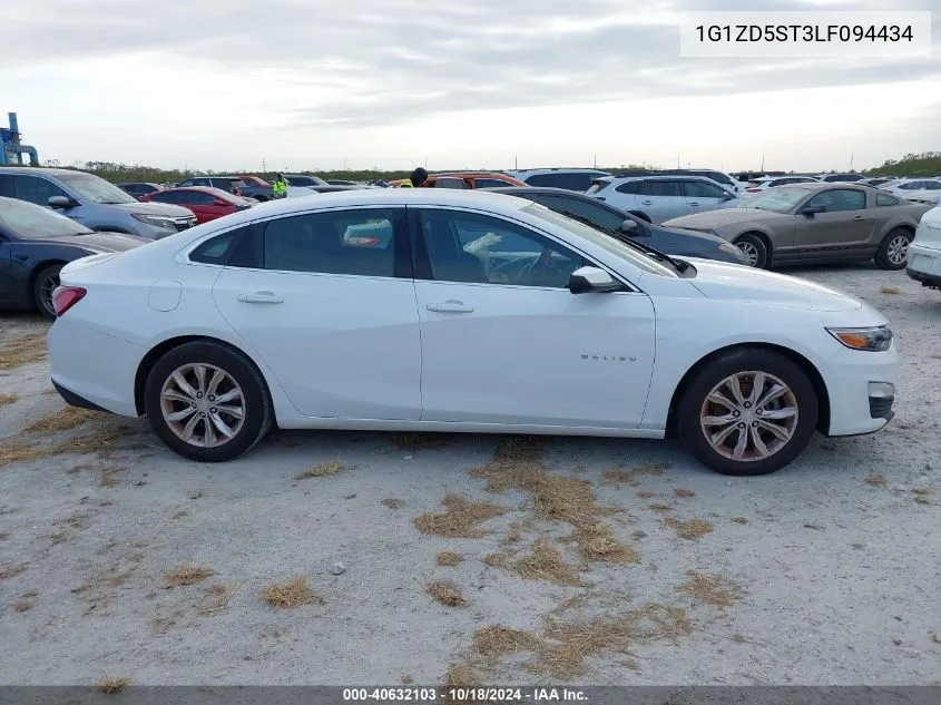 2020 Chevrolet Malibu Fwd Lt VIN: 1G1ZD5ST3LF094434 Lot: 40632103