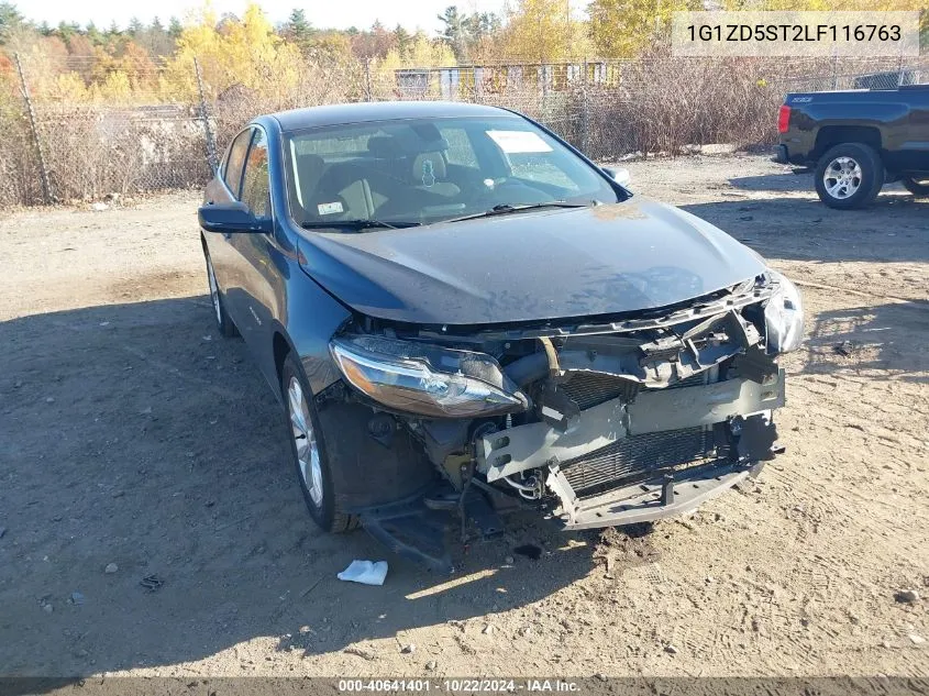 2020 Chevrolet Malibu Fwd Lt VIN: 1G1ZD5ST2LF116763 Lot: 40641401