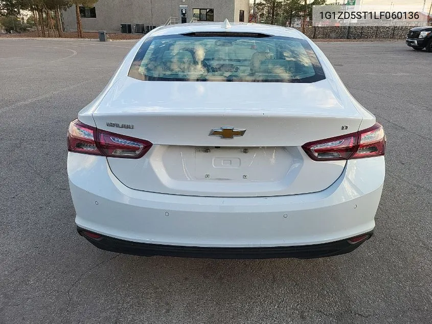 2020 Chevrolet Malibu Fwd Lt VIN: 1G1ZD5ST1LF060136 Lot: 40649039