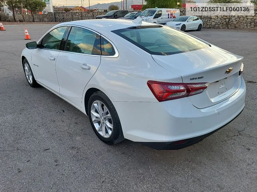 2020 Chevrolet Malibu Fwd Lt VIN: 1G1ZD5ST1LF060136 Lot: 40649039