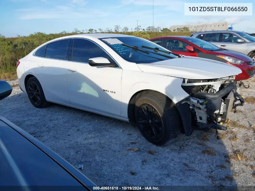 2020 Chevrolet Malibu Fwd Lt VIN: 1G1ZD5ST8LF066550 Lot: 40651818