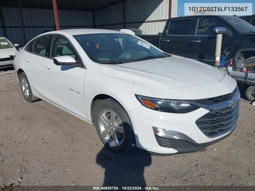 2020 Chevrolet Malibu Fwd 1Fl VIN: 1G1ZC5ST6LF133567 Lot: 40655754