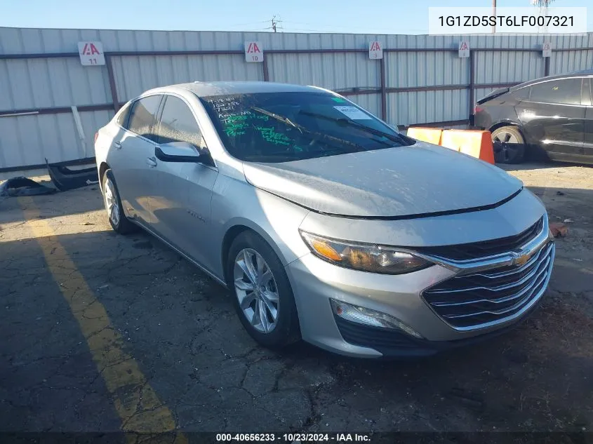 2020 Chevrolet Malibu Fwd Lt VIN: 1G1ZD5ST6LF007321 Lot: 40656233