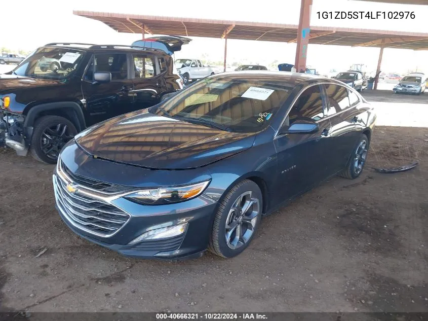 2020 Chevrolet Malibu Fwd Lt VIN: 1G1ZD5ST4LF102976 Lot: 40666321