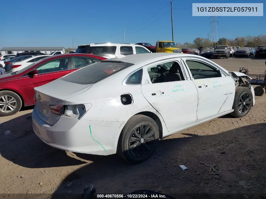 2020 Chevrolet Malibu Fwd Lt VIN: 1G1ZD5ST2LF057911 Lot: 40670556