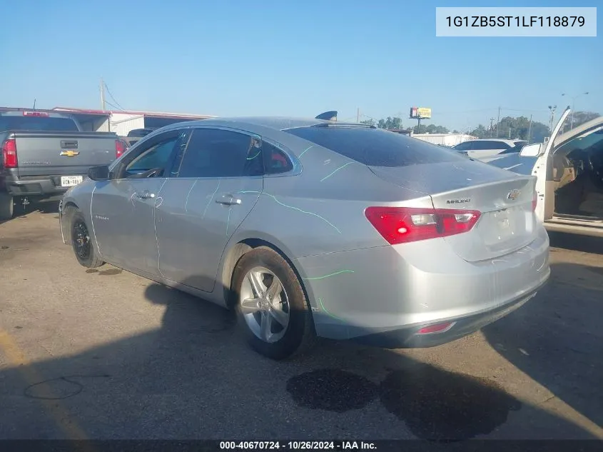 2020 Chevrolet Malibu Fwd Ls VIN: 1G1ZB5ST1LF118879 Lot: 40670724