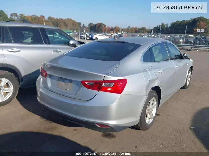 2020 Chevrolet Malibu Fwd Ls VIN: 1G1ZB5ST7LF048627 Lot: 40672447