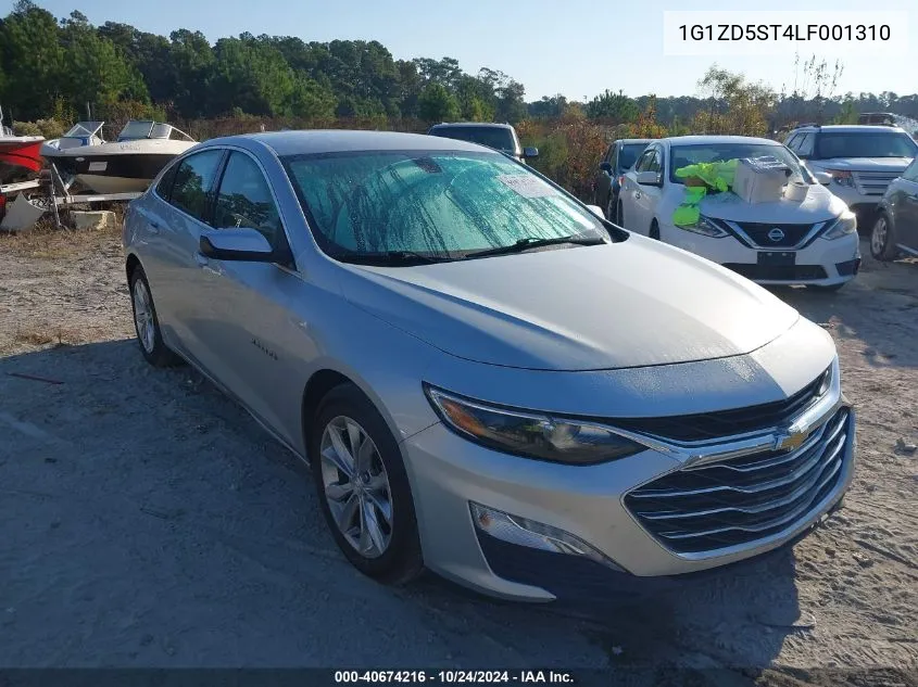 2020 Chevrolet Malibu Fwd Lt VIN: 1G1ZD5ST4LF001310 Lot: 40674216