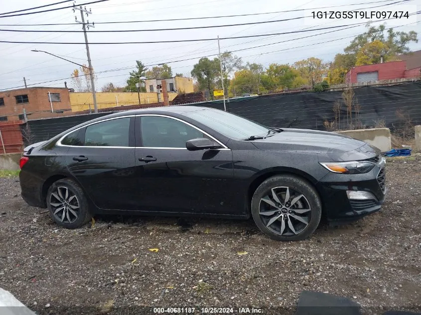 2020 Chevrolet Malibu Fwd Rs VIN: 1G1ZG5ST9LF097474 Lot: 40681187