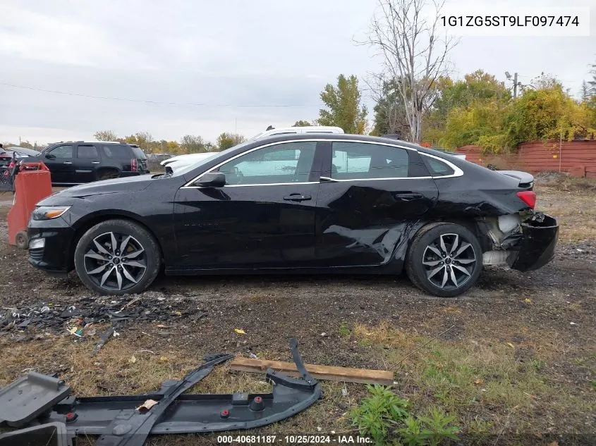 2020 Chevrolet Malibu Fwd Rs VIN: 1G1ZG5ST9LF097474 Lot: 40681187