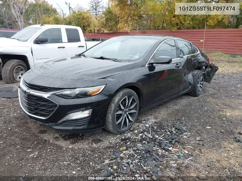 2020 Chevrolet Malibu Fwd Rs VIN: 1G1ZG5ST9LF097474 Lot: 40681187