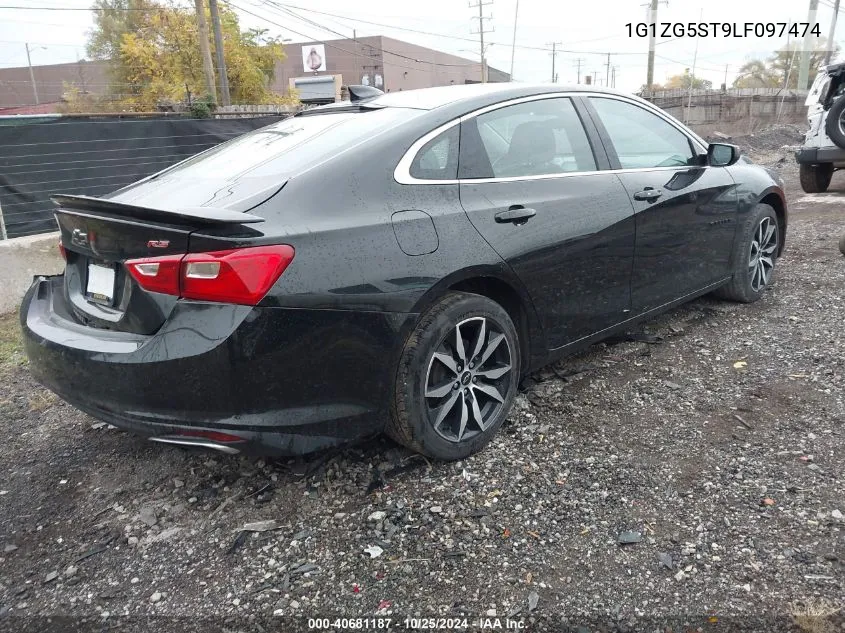 2020 Chevrolet Malibu Fwd Rs VIN: 1G1ZG5ST9LF097474 Lot: 40681187