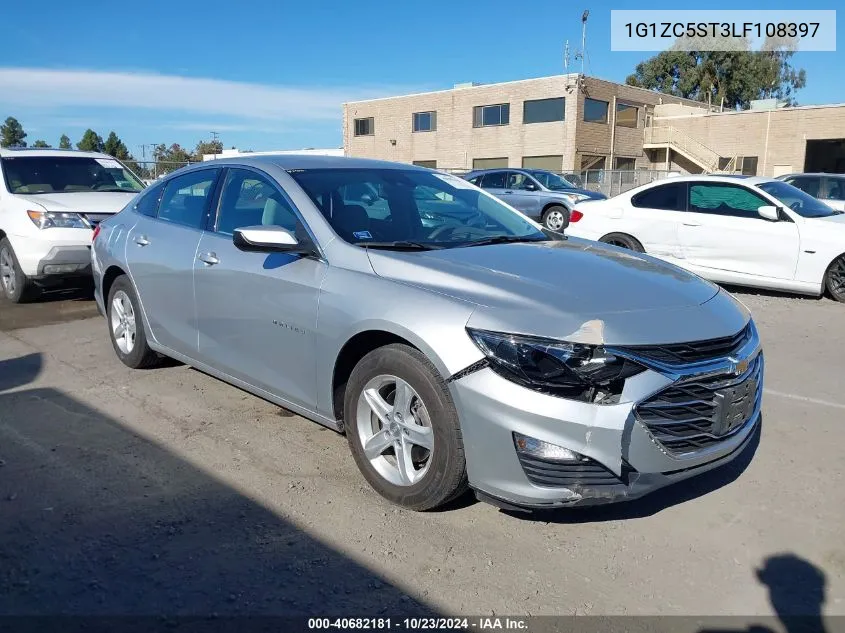 2020 Chevrolet Malibu Fwd 1Fl VIN: 1G1ZC5ST3LF108397 Lot: 40682181