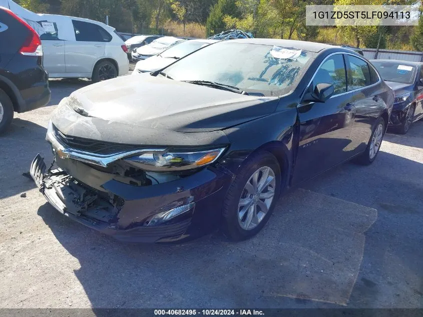 2020 Chevrolet Malibu Fwd Lt VIN: 1G1ZD5ST5LF094113 Lot: 40682495