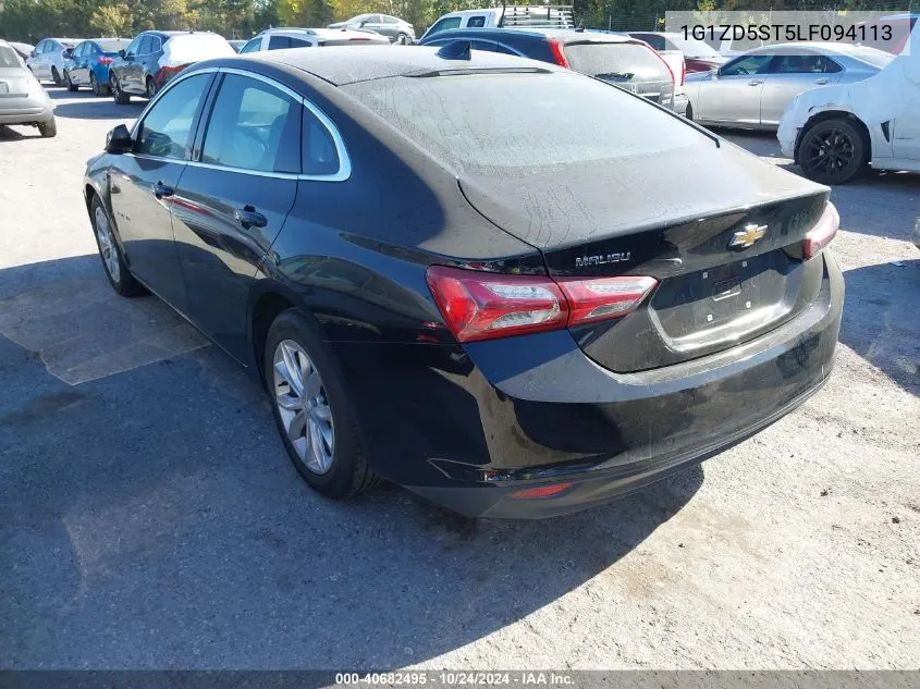 2020 Chevrolet Malibu Fwd Lt VIN: 1G1ZD5ST5LF094113 Lot: 40682495