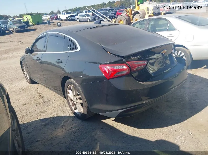 2020 Chevrolet Malibu Fwd Lt VIN: 1G1ZD5ST4LF094989 Lot: 40691183