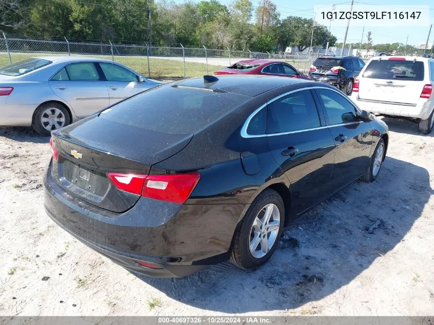 2020 Chevrolet Malibu Fwd 1Fl VIN: 1G1ZC5ST9LF116147 Lot: 40697326