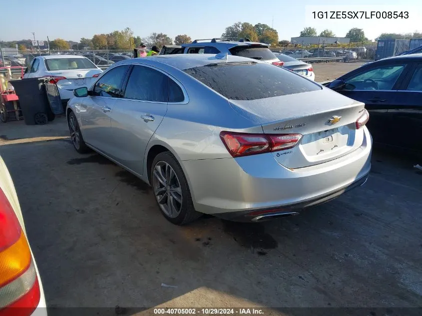 2020 Chevrolet Malibu Fwd Premier VIN: 1G1ZE5SX7LF008543 Lot: 40705002